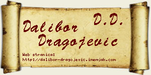 Dalibor Dragojević vizit kartica